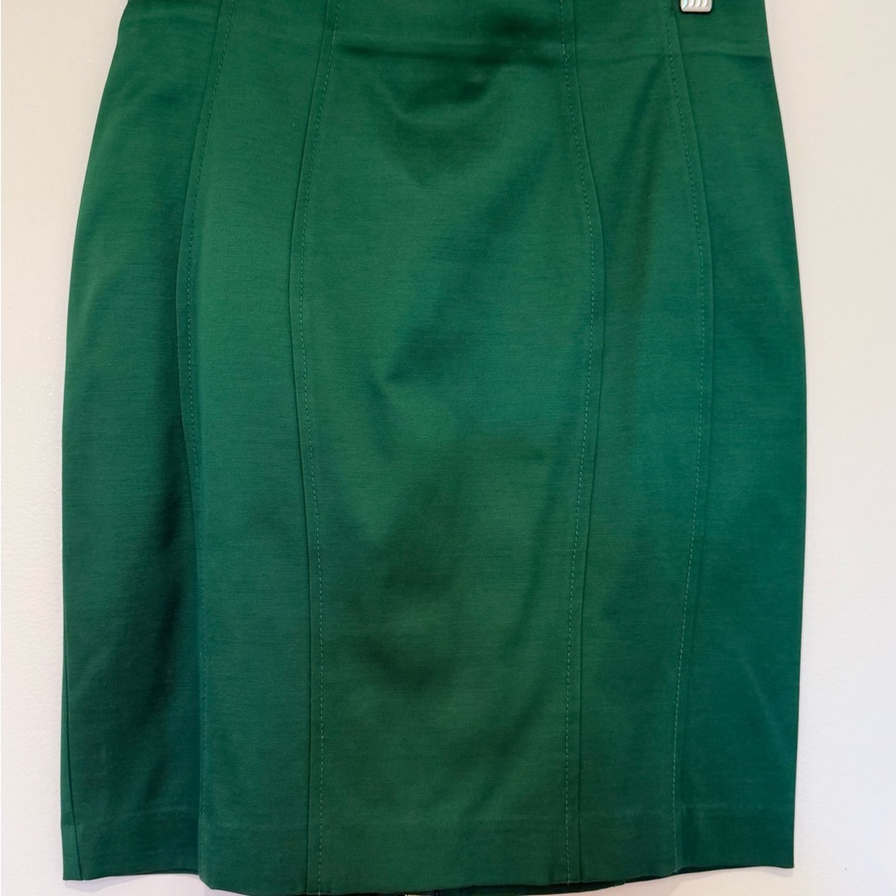 Green H&M satin Elegant Green Skirt